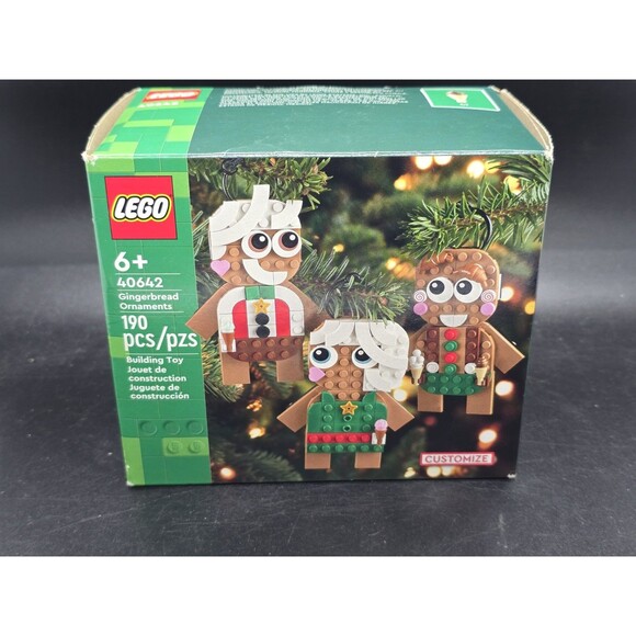 LEGO 40642 Gingerbread Ornaments Christmas 190pc Factory Sealed  Holiday Set - Picture 1 of 6
